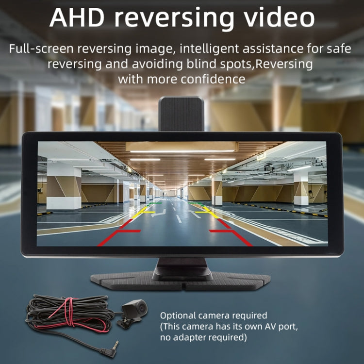 Car Bluetooth Portable DVR Monitor Support Carplay/Android Auto, Specifications: Display+ Camera - Car MP3 & MP4 & MP5 by PMC Jewellery | Online Shopping South Africa | PMC Jewellery | Buy Now Pay Later Mobicred