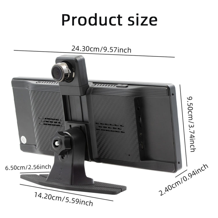 Car Bluetooth Portable DVR Monitor Support Carplay/Android Auto, Specifications: Display - Car MP3 & MP4 & MP5 by PMC Jewellery | Online Shopping South Africa | PMC Jewellery | Buy Now Pay Later Mobicred