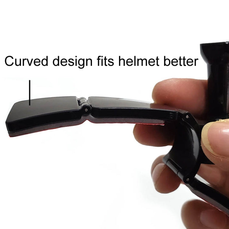 TUYU Motorcycle Integrated Hinged Helmet Chin Sports Camera Mounting Bracket, Style: With 2 Stickers - free shipping - PMC TechLife - Order now!