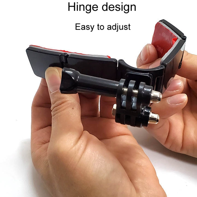 TUYU Motorcycle Integrated Hinged Helmet Chin Sports Camera Mounting Bracket, Style: With 2 Stickers - free shipping - PMC TechLife - Order now!