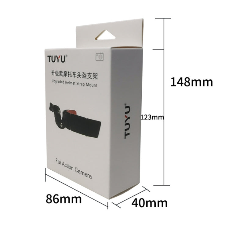 TUYU Motorcycle Integrated Hinged Helmet Chin Sports Camera Mounting Bracket, Style: With 4 Stickers - free shipping - PMC TechLife - Order now!