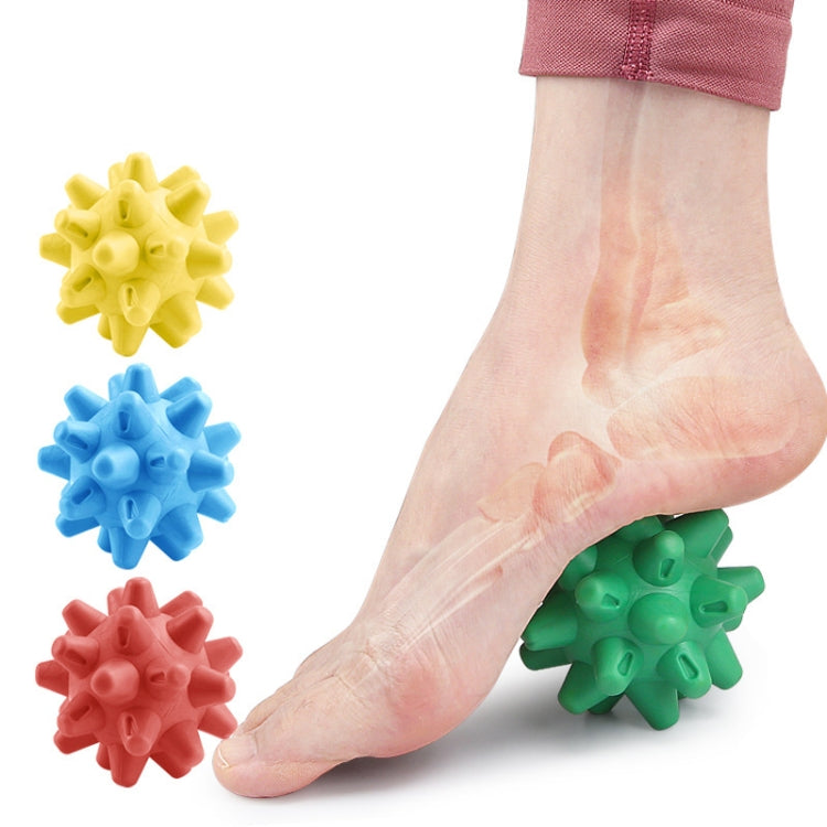Hedgehog Massage Ball Plantar Relaxation Roller Ball TRP Yoga Fitness Handheld Fascia Ball(Blue) - free shipping - PMC TechLife - Order now!