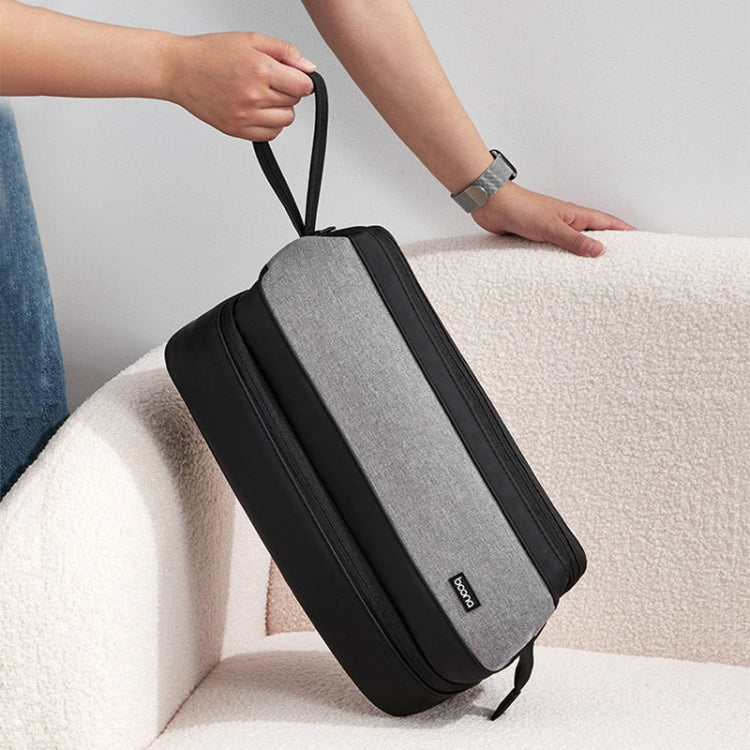 For Dyson Baona BN-DS005 Large-capacity Double-layer Hair Dryer Curling Iron Storage Bag(Black) - For Dyson Accessories by Baona | Online Shopping South Africa | PMC TechLife | Buy Now Pay Later Mobicred