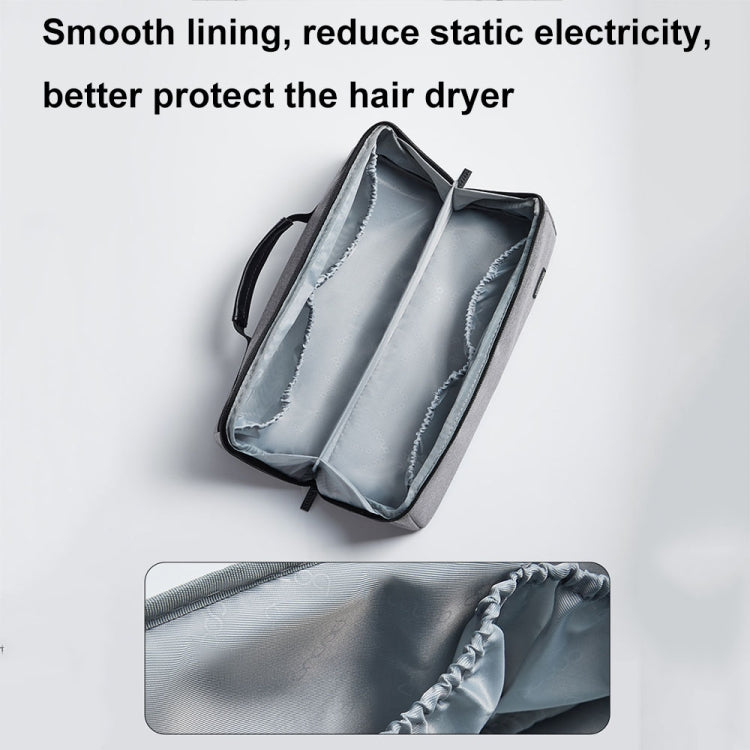 For Dyson Baona BN-DS010 Large Capacity Waterproof Hair Dryer Storage Bag(Black) - free shipping - PMC TechLife - Order now!
