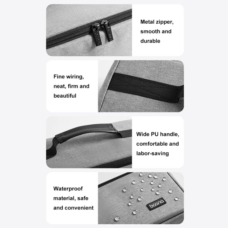 For Dyson Baona BN-DS010 Large Capacity Waterproof Hair Dryer Storage Bag(Black) - free shipping - PMC TechLife - Order now!