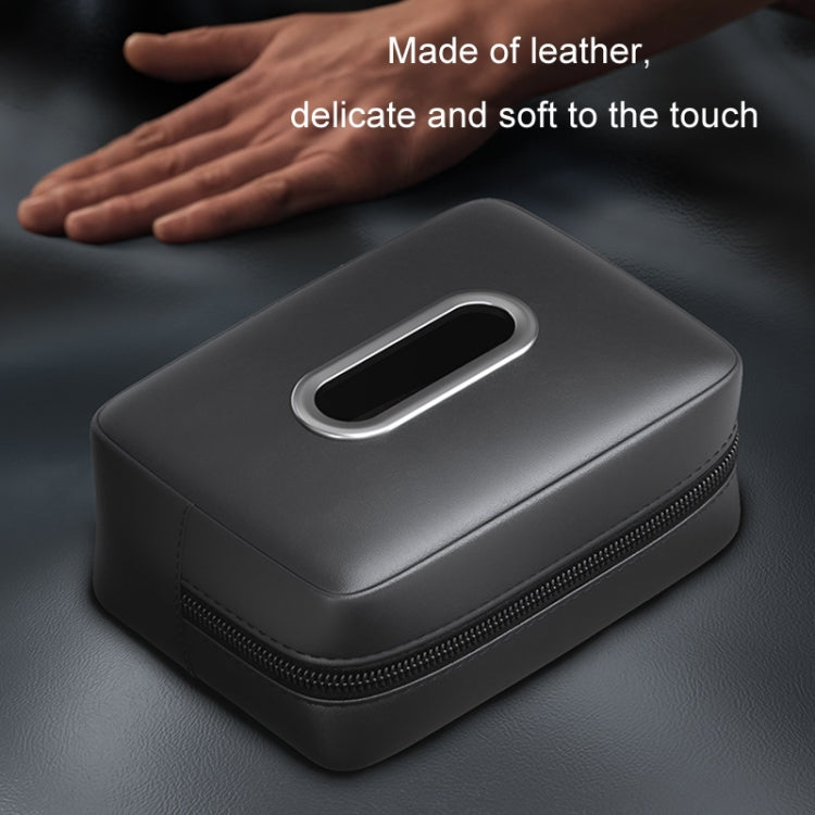 Car Seat Armrest Tissue Box Sun Visor Seat Back Hanging Paper Bag(Brown) - Stowing Tidying by PMC TechLife | Online Shopping South Africa | PMC TechLife | Buy Now Pay Later Mobicred