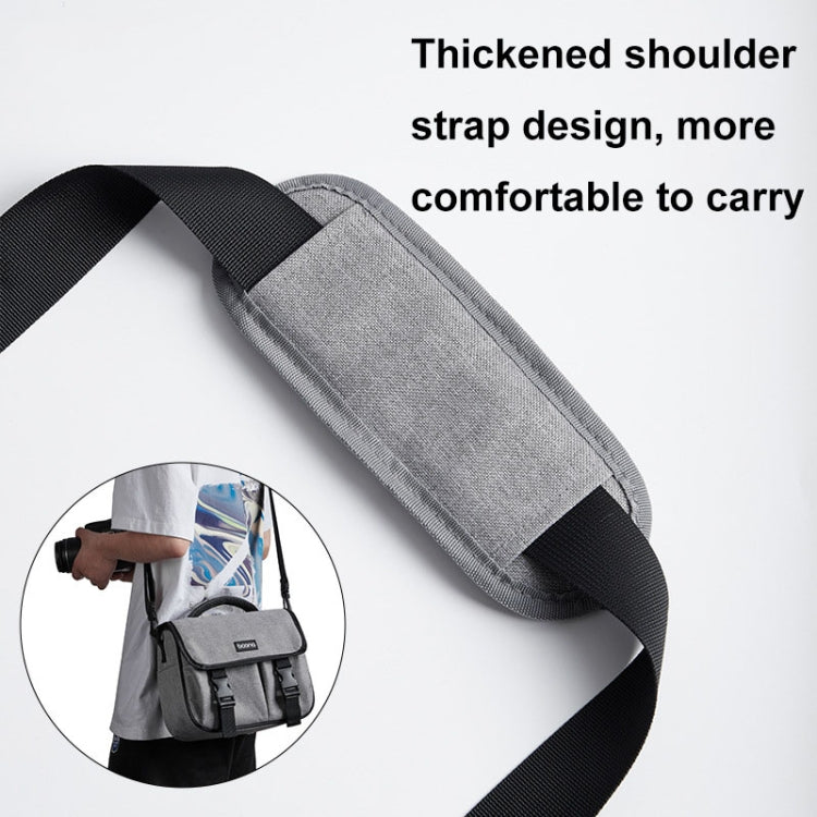 Baona BN-H017 Photography SLR / Micro Single Cross-Body Camera Storage Bag, Color: L Gray - free shipping - PMC TechLife - Order now!