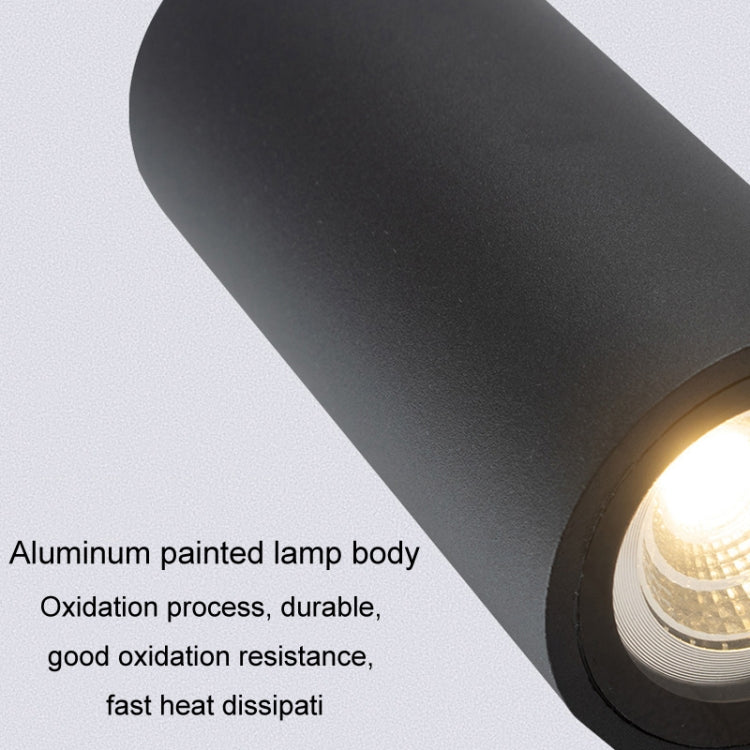 LED Outdoor Wall Lights Waterproof Exterior Villa Door Patio Lights Background Glow Spotlights, Style: 2-head Round With GU10 Bulb(Warm White) - Floodlights by PMc TechLife | Online Shopping South Africa | PMc TechLife | Buy Now Pay Later Mobicred