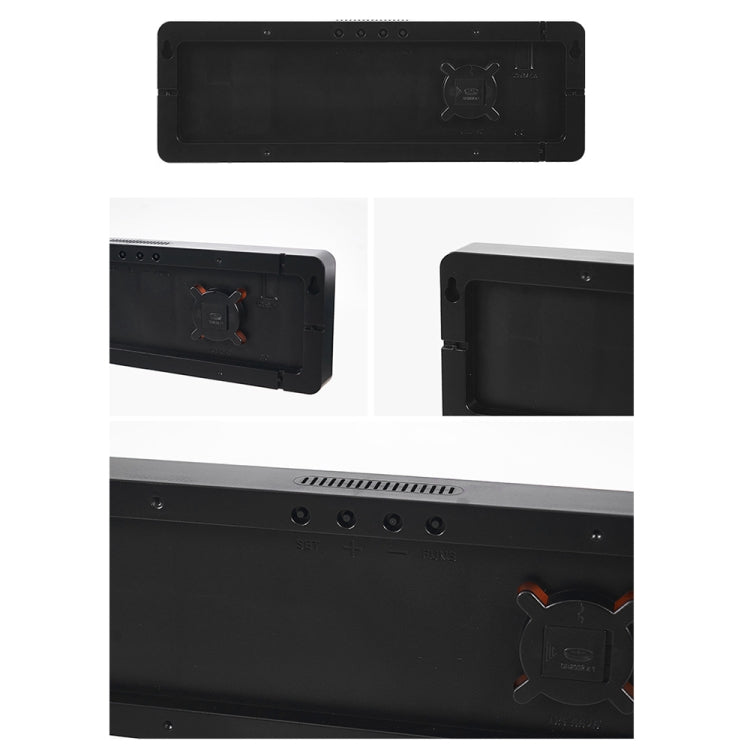 5526 LED Digital Display Electronic Wall Clock Multifunctional Countdown Alarm Clock(B Green) - Wall Clock by PMc TechLife | Online Shopping South Africa | PMc TechLife | Buy Now Pay Later Mobicred