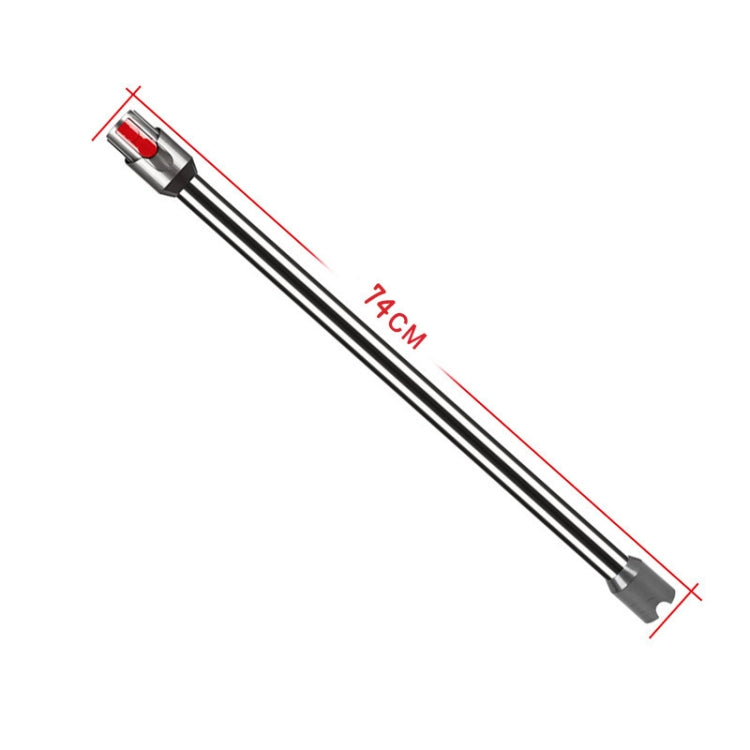For Dyson V10 Digital Slim / V12 Vacuum Cleaner 74cm Extension Pole Metal Straight Pipe Accessories(Black) - free shipping - PMC Jewellery - Order now!