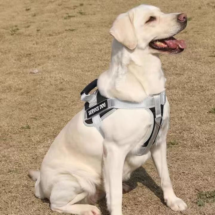 Large Dog Explosion Proof Punch Chest Harness Dog Travelling Leash, Style: Pink+2m Round Rope(M) - Leashes & Chest Strap by PMC TechLife | Online Shopping South Africa | PMC TechLife | Buy Now Pay Later Mobicred