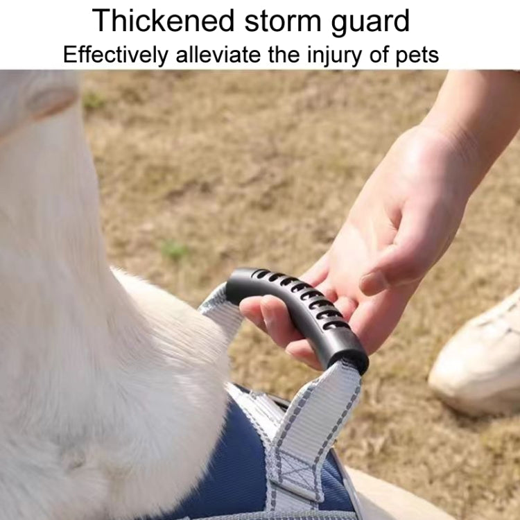 Large Dog Explosion Proof Punch Chest Harness Dog Travelling Leash, Style: Red+1.5m Round Rope(XXL) - Leashes & Chest Strap by PMC TechLife | Online Shopping South Africa | PMC TechLife | Buy Now Pay Later Mobicred