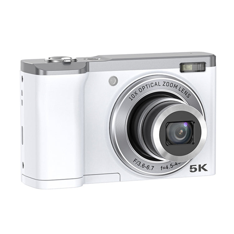 DC305X 5K/30FPS 2.8-Inch HD Shooting 5X Optical Zoom Anti-Shake Digital Camera, Color: White UK Plug - Children Cameras by PMC TechLife | Online Shopping South Africa | PMC TechLife | Buy Now Pay Later Mobicred