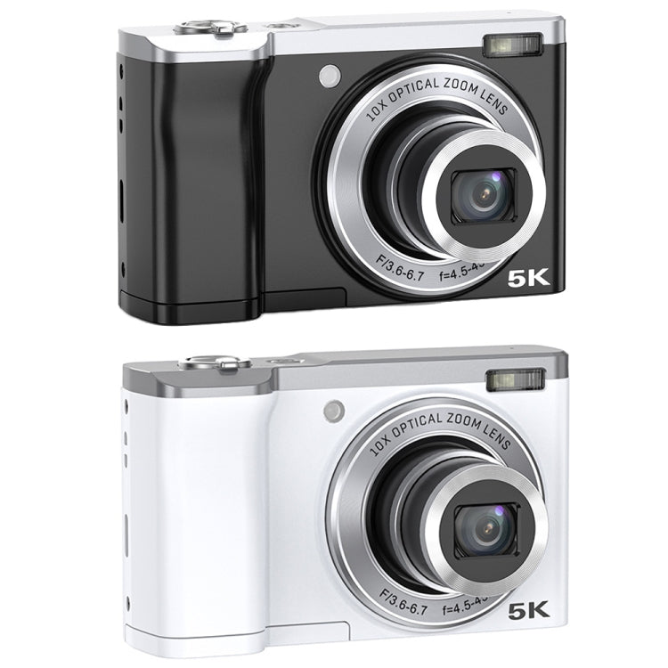 DC305X 5K/30FPS 2.8-Inch HD Shooting 5X Optical Zoom Anti-Shake Digital Camera, Color: White EU Plug - Children Cameras by PMC TechLife | Online Shopping South Africa | PMC TechLife | Buy Now Pay Later Mobicred