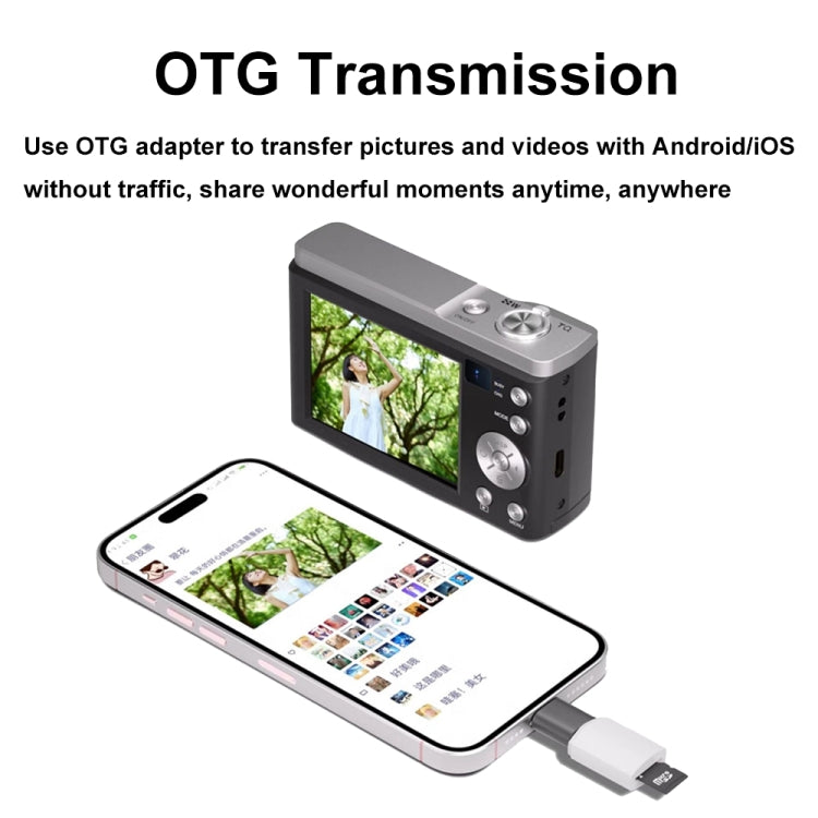 DC305X 5K/30FPS 2.8-Inch HD Shooting 5X Optical Zoom Anti-Shake Digital Camera, Color: White UK Plug - Children Cameras by PMC TechLife | Online Shopping South Africa | PMC TechLife | Buy Now Pay Later Mobicred