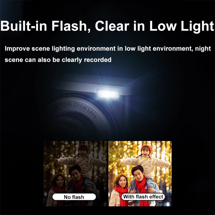 DC305X 5K/30FPS 2.8-Inch HD Shooting 5X Optical Zoom Anti-Shake Digital Camera, Color: White UK Plug - Children Cameras by PMC TechLife | Online Shopping South Africa | PMC TechLife | Buy Now Pay Later Mobicred