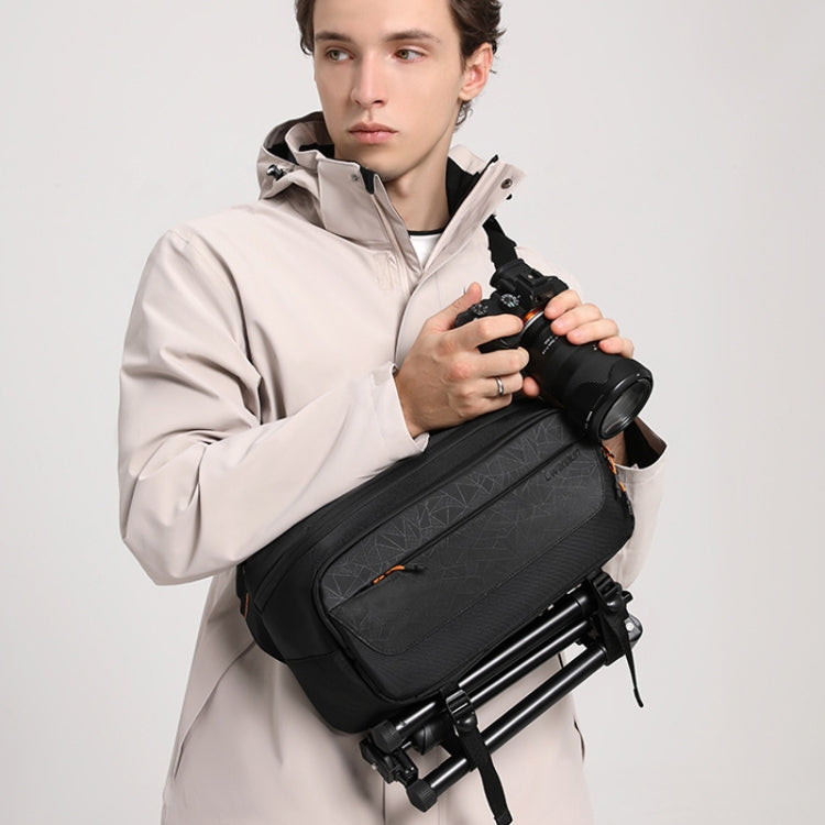 Cwatcun D133 Camera Chest Bag Multi-functional Handheld Slanting Cross Shoulder Camera Casual Bag, Color: Large Black - free shipping - PMC TechLife - Order now!