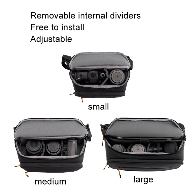 Cwatcun D133 Camera Chest Bag Multi-functional Handheld Slanting Cross Shoulder Camera Casual Bag, Color: Large Black - free shipping - PMC TechLife - Order now!