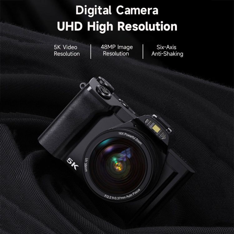 DC-201S 5K/30FPS 3.5-Inch 16X Six-Axis Anti-Shake HD Digital Camera With UV Lens(EU Plug) - free shipping - PMC TechLife - Order now!