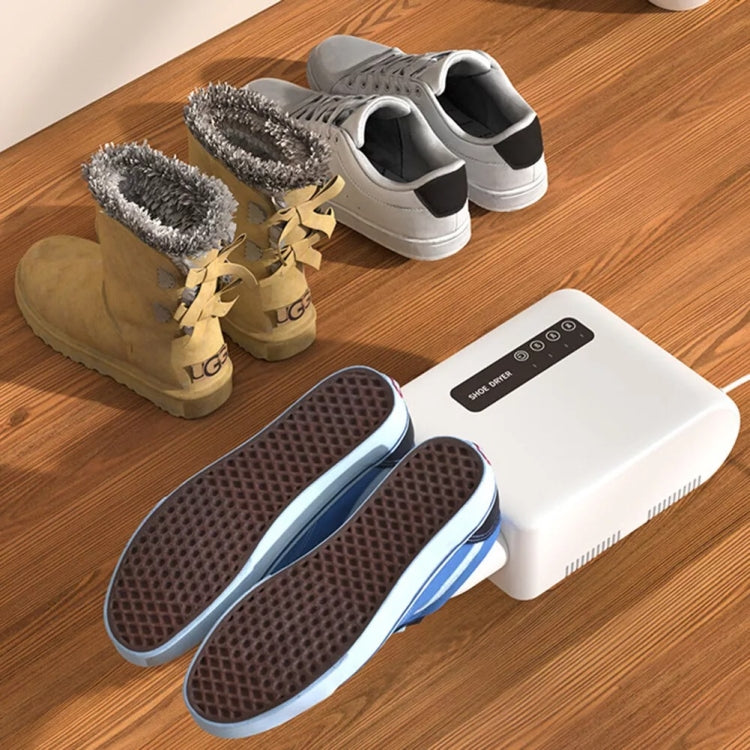 140W Boot Dryer Wall Mounted Shoes Warmer Heater, 3 Gear Timing, 360 Degree Rotating Air Outlet EU Plug(Black) - free shipping - PMC TechLife - Order now!