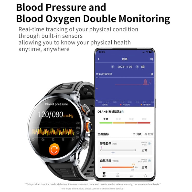 H18 Ultra-Thin Round Ball Screen 1.95 Inch Plug-In Phone Smart Watch 32G(Silver) - Smart Watches by PMC TechLife | Online Shopping South Africa | PMC TechLife | Buy Now Pay Later Mobicred