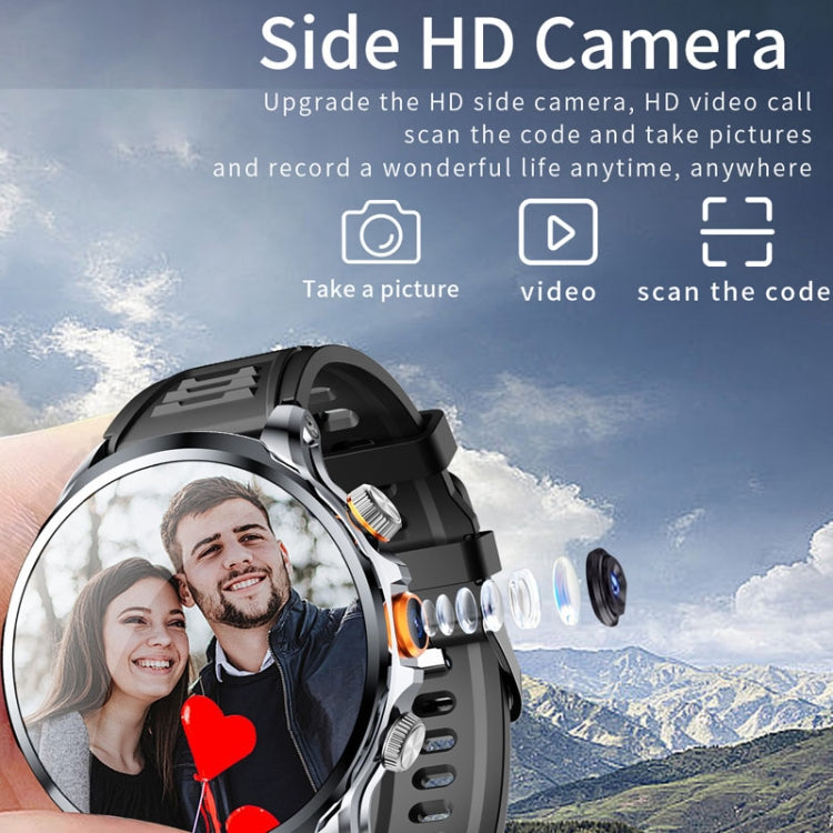 H18 Ultra-Thin Round Ball Screen 1.95 Inch Plug-In Phone Smart Watch 32G(Black) - Smart Watches by PMC TechLife | Online Shopping South Africa | PMC TechLife | Buy Now Pay Later Mobicred