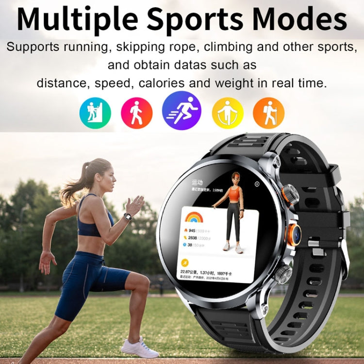 H18 Ultra-Thin Round Ball Screen 1.95 Inch Plug-In Phone Smart Watch 32G(Silver) - Smart Watches by PMC TechLife | Online Shopping South Africa | PMC TechLife | Buy Now Pay Later Mobicred