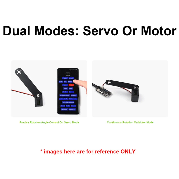 Waveshare 25127 20kg.Cm 106PRM High Speed Bus Servo Motor(ST3215-HS) - free shipping - PMC TechLife - Order now!