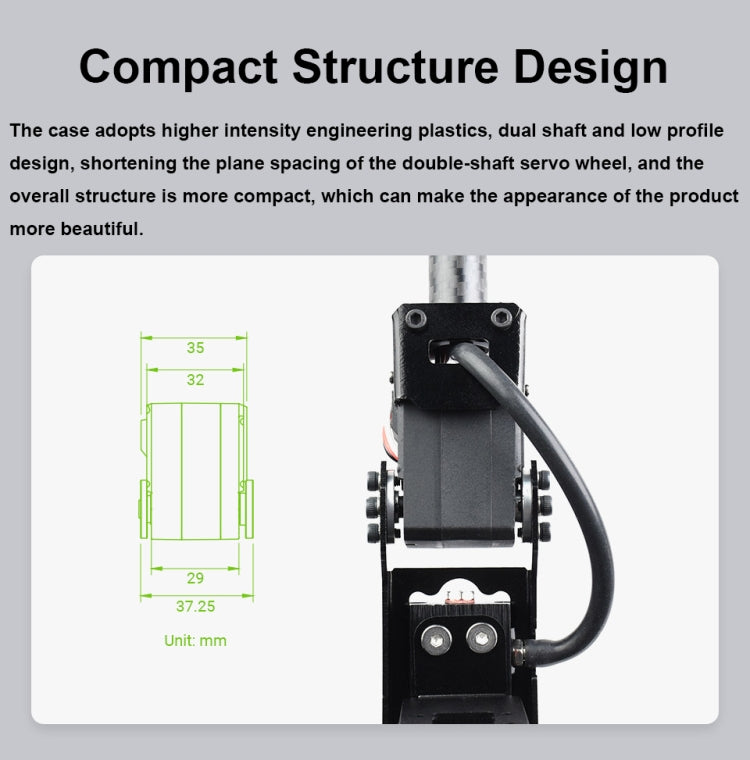 Waveshare 25127 20kg.Cm 106PRM High Speed Bus Servo Motor(ST3215-HS) - free shipping - PMC TechLife - Order now!