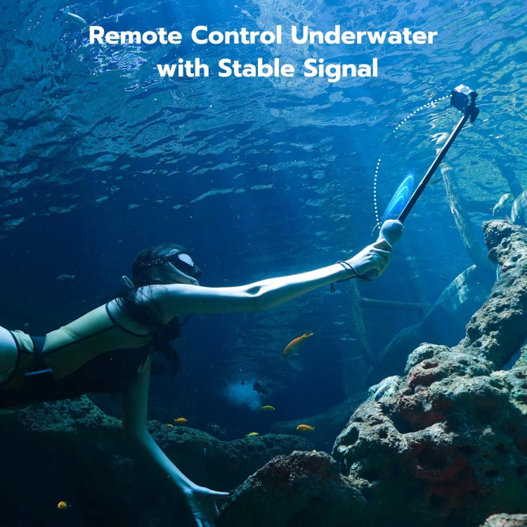 TELESIN 0.85m Underwater Selfie Stick Wireless Remote Control For GoPro HERO12 Black / HERO11 Black / HERO10 Black / HERO9 Black / HERO8 Black - free shipping - PMc TechLife - Order now!