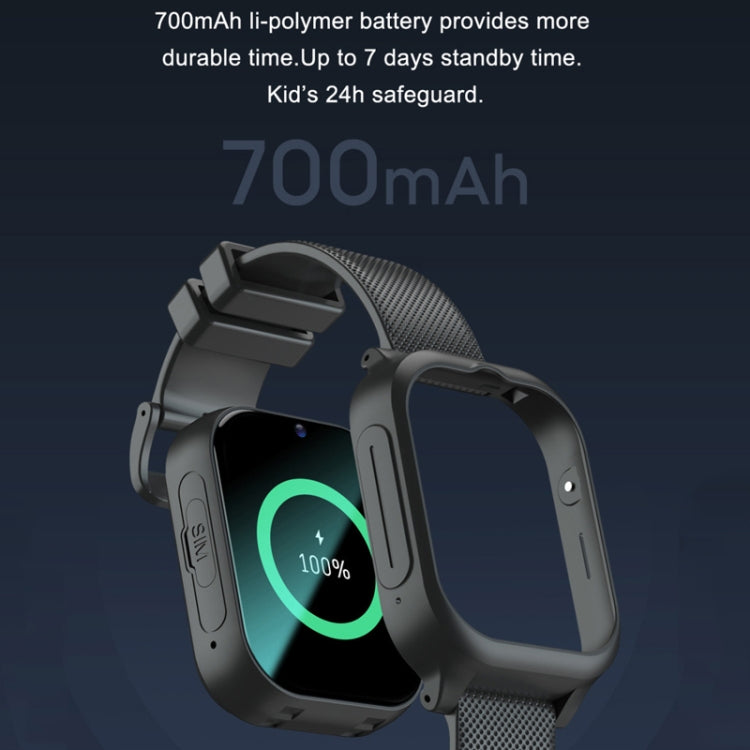 K26H  4G Kids Phone Watch With 1.83-inch Touch Screen Front Camera SOS GPS Location(Blue) - Smart Watches by PMC TechLife | Online Shopping South Africa | PMC TechLife | Buy Now Pay Later Mobicred