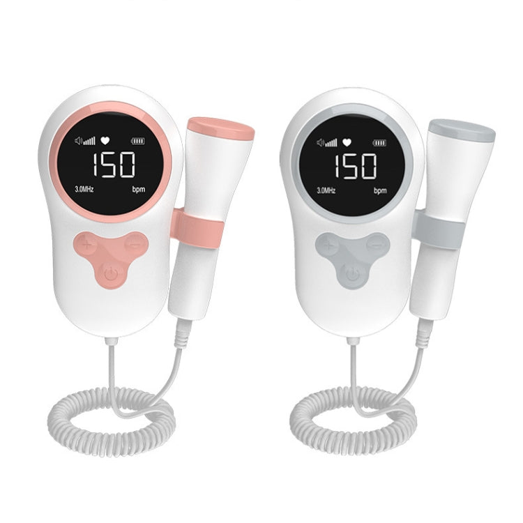 T505 IP5 Dustproof And Waterproof Pregnant Women Home Doppler Fetal Heart Rate Monitor(Grey) - free shipping - PMC TechLife - Order now!