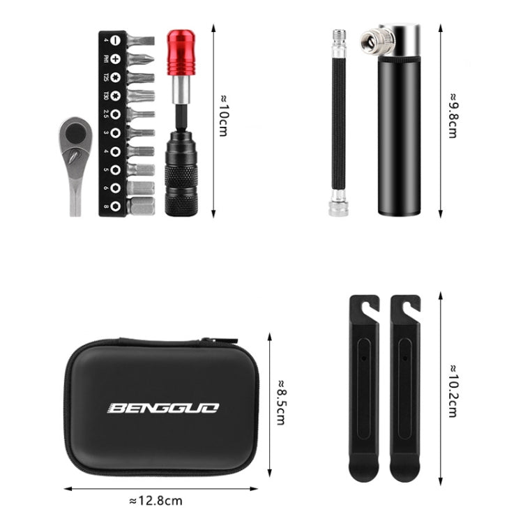 BENGGUO Bicycle Repair Tool Mountain Bike Ratchet Wrench Repair Combination Set, Spec: Set 3 - Maintenance tools by BENGGUO | Online Shopping South Africa | PMc TechLife | Buy Now Pay Later Mobicred