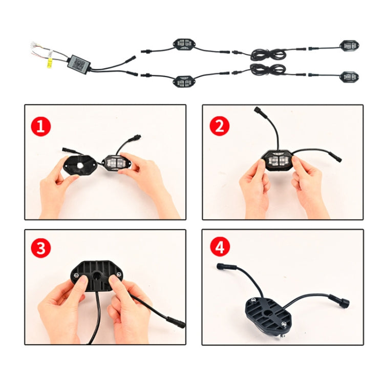 10 in 1 Car Chassis Light RGB Colorful Atmosphere Light - free shipping - PMC Jewellery - Order now!