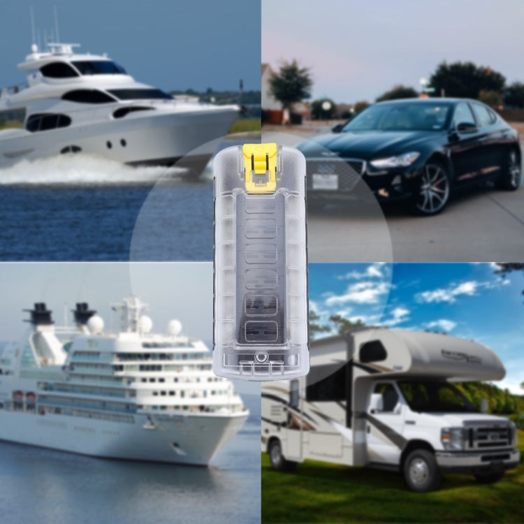 6-Way Plug-In Insulated Cover Fuse Box For Cars Yachts, Set: Upgraded Version B - free shipping - PMC Jewellery - Order now!