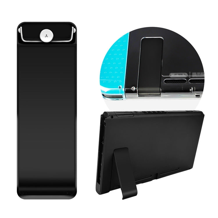For Nintendo Switch Console 2pcs Replacement Kickstand Back Shell Holder(Transparent White) - Holder by PMc TechLife | Online Shopping South Africa | PMc TechLife | Buy Now Pay Later Mobicred