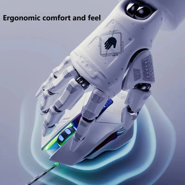 Inphic W9P Glowing Computer Gaming Wired Mouse(Silent Version) - free shipping - PMC Jewellery - Order now!