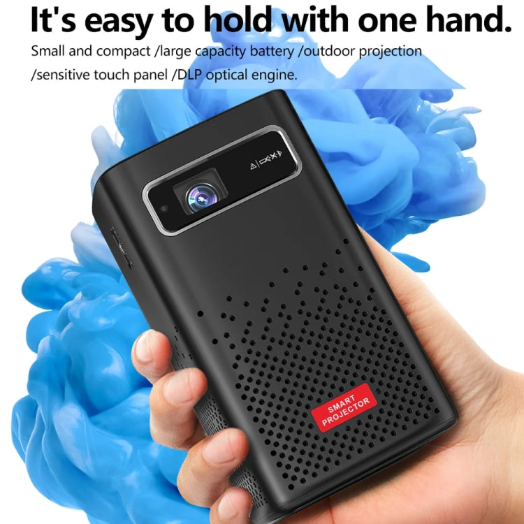 TOUMEI C900 Outdoor Portable Built-In Battery 4K HD Home Music Projector UK Plug(Black) - Mini Projector by TOUMEI | Online Shopping South Africa | PMc TechLife | Buy Now Pay Later Mobicred