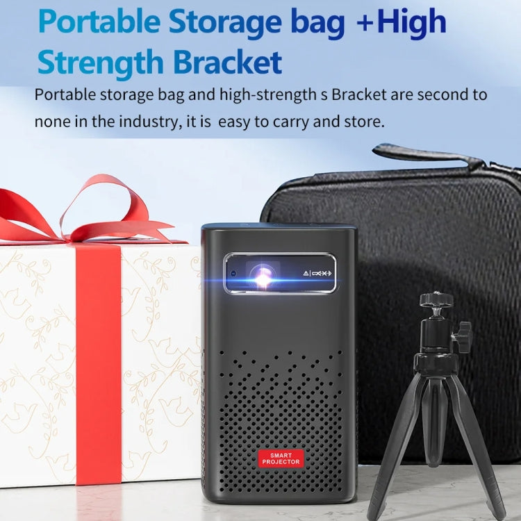 TOUMEI C900 Outdoor Portable Built-In Battery 4K HD Home Music Projector US Plug(Black) - Mini Projector by TOUMEI | Online Shopping South Africa | PMc TechLife | Buy Now Pay Later Mobicred