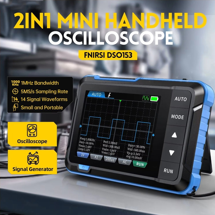 FNIRSI 2 In 1 Mini Portable Digital Oscilloscope Signal Generator, Set: Standard - free shipping - PMC Jewellery - Order now!
