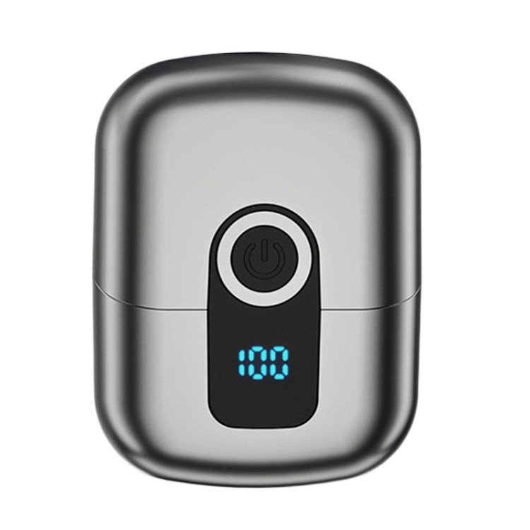 Double Ring Magnetic Electric Shaver Travel Portable Rechargeable Full Body Washable Men Razor(Grey) - Electric Shavers by PMC TechLife | Online Shopping South Africa | PMC TechLife | Buy Now Pay Later Mobicred