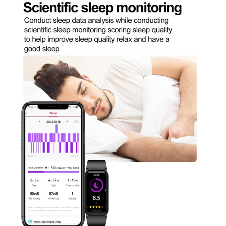 Uric Acid Blood Lipid Noninvasive Blood Sugar Heart Rate Oxygen Temperature Monitoring Smart Healthy Sports Bracelet(Pink) - Smart Wristbands by PMC TechLife | Online Shopping South Africa | PMC TechLife | Buy Now Pay Later Mobicred