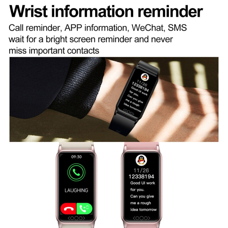 Uric Acid Blood Lipid Noninvasive Blood Sugar Heart Rate Oxygen Temperature Monitoring Smart Healthy Sports Bracelet(Pink) - Smart Wristbands by PMC TechLife | Online Shopping South Africa | PMC TechLife | Buy Now Pay Later Mobicred