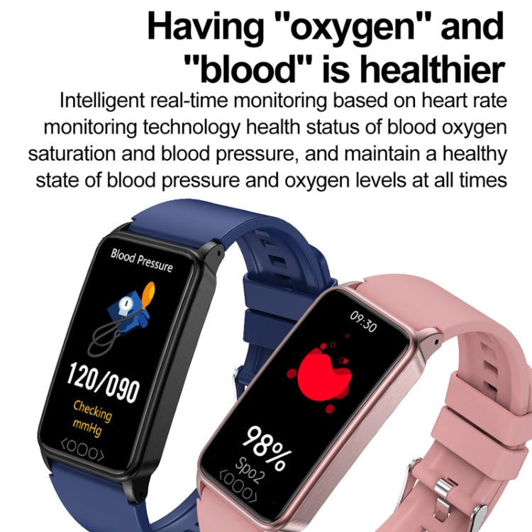 Uric Acid Blood Lipid Noninvasive Blood Sugar Heart Rate Oxygen Temperature Monitoring Smart Healthy Sports Bracelet(Pink) - Smart Wristbands by PMC TechLife | Online Shopping South Africa | PMC TechLife | Buy Now Pay Later Mobicred