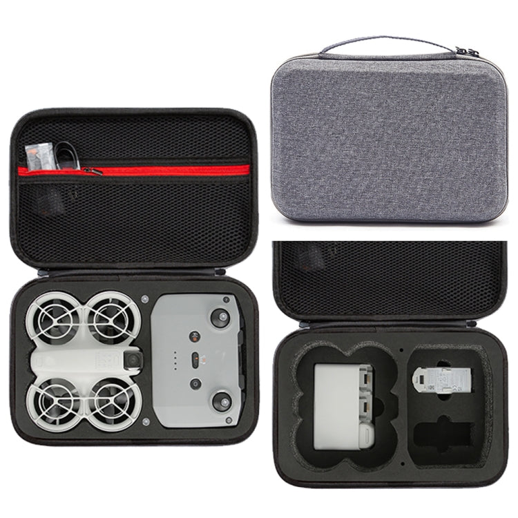 For DJI Neo Fly More Combo Carrying Case Handbag Protective Box(Gray + Black Inner) - free shipping - PMC TechLife - Order now!