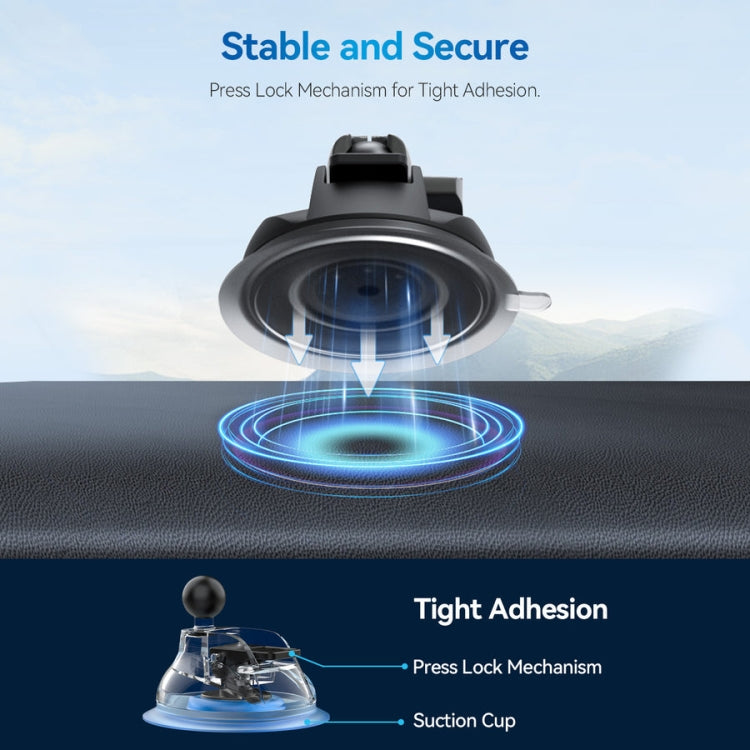 TELESIN Magnetic Suction Car Phone Mount 360 Degree Rotation Phone Holder - free shipping - PMC Jewellery - Order now!