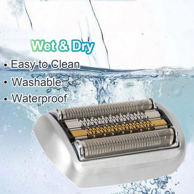 For Braun Series 9 Pro Electric Shaver 94M Blade Gold Mesh Cover, Style: Without Words(Plastic Seal) - Accessories by PMC TechLife | Online Shopping South Africa | PMC TechLife | Buy Now Pay Later Mobicred