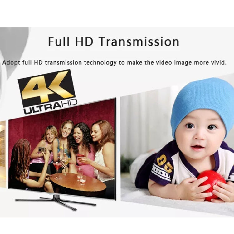 HDMI To RJ45 Single Ethernet Cable 60m Extender 4K HD Cable Signal Amplifier, Transmitter+Receiver EU Plug(Black) - free shipping - PMC Jewellery - Order now!