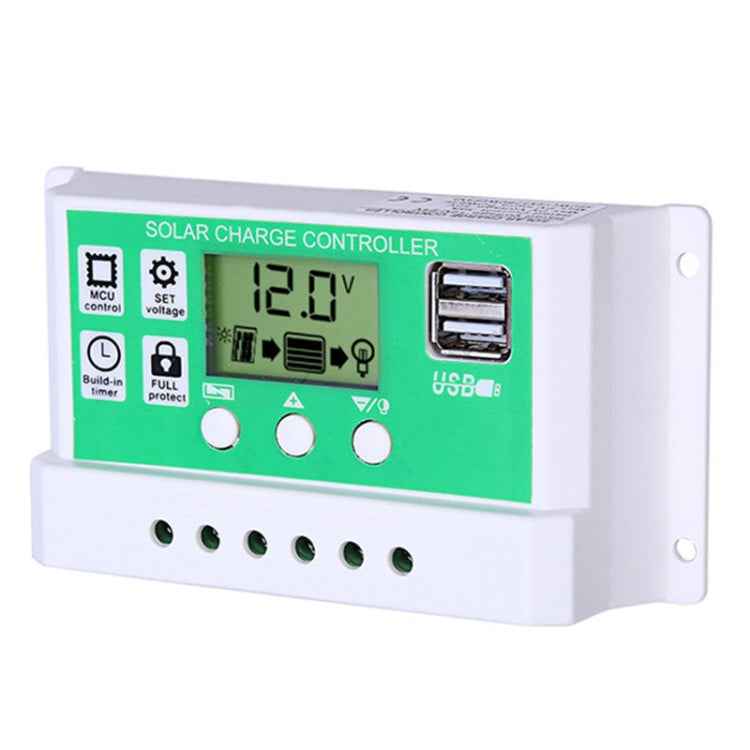 10A 12V PWM Solar Cell Panel Charger Controller Lithium-ion Lead-acid Battery Solar Controller - Voltage Stabilizer by PMC TechLife | Online Shopping South Africa | PMC TechLife | Buy Now Pay Later Mobicred