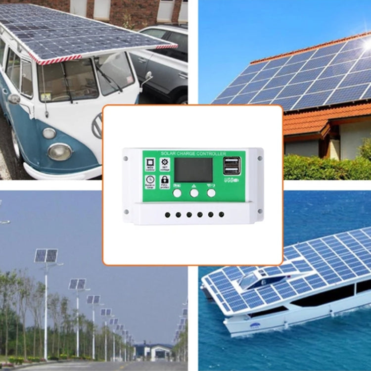 30A 12V PWM Solar Cell Panel Charger Controller Lithium-ion Lead-acid Battery Solar Controller - Voltage Stabilizer by PMC TechLife | Online Shopping South Africa | PMC TechLife | Buy Now Pay Later Mobicred